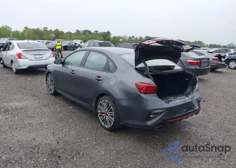 2021 Kia Forte Gt Manual из США, поврежденный, VIN 3KPF44AC4ME369956